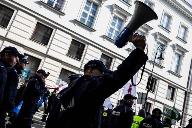 Policjanci protestują od lipca 2018 r.