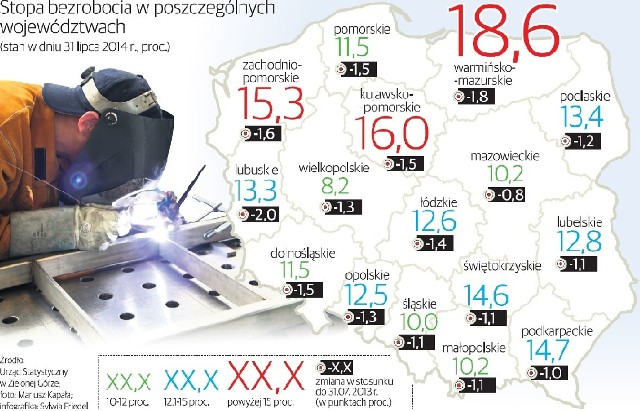 Mamy najniższe bezrobocie od ponad sześciu lat