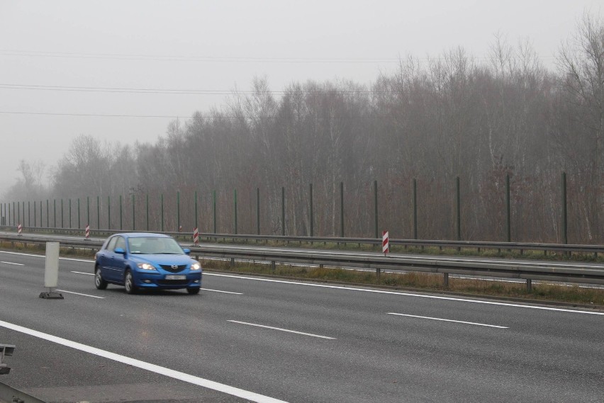 Ekrany akustyczne przy A4 w Rudzie Śląskiej