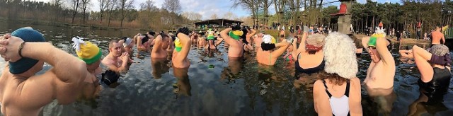 Tradycyjnie już w niedzielę o 13.00 na Dzikiej Ochli w Zielonej Górze spotkały się zielonogórskie morsy, aby skorzystać z orzeźwiającej kąpieli. Frekwencja jak zwykle dopisała . Podobnie jak humory miłośników lodowatych kąpieli. Jeśli ktoś jeszcze nie próbował, to gorąco zachęcamy. Naprawdę warto, a co najważniejsze, zdrowo. Zobaczcie zdjęcia z niedzielnego morsowania.Paweł WańczkoZobacz też: Najnowszy Magazyn Informacyjny GL (24.11.2017)