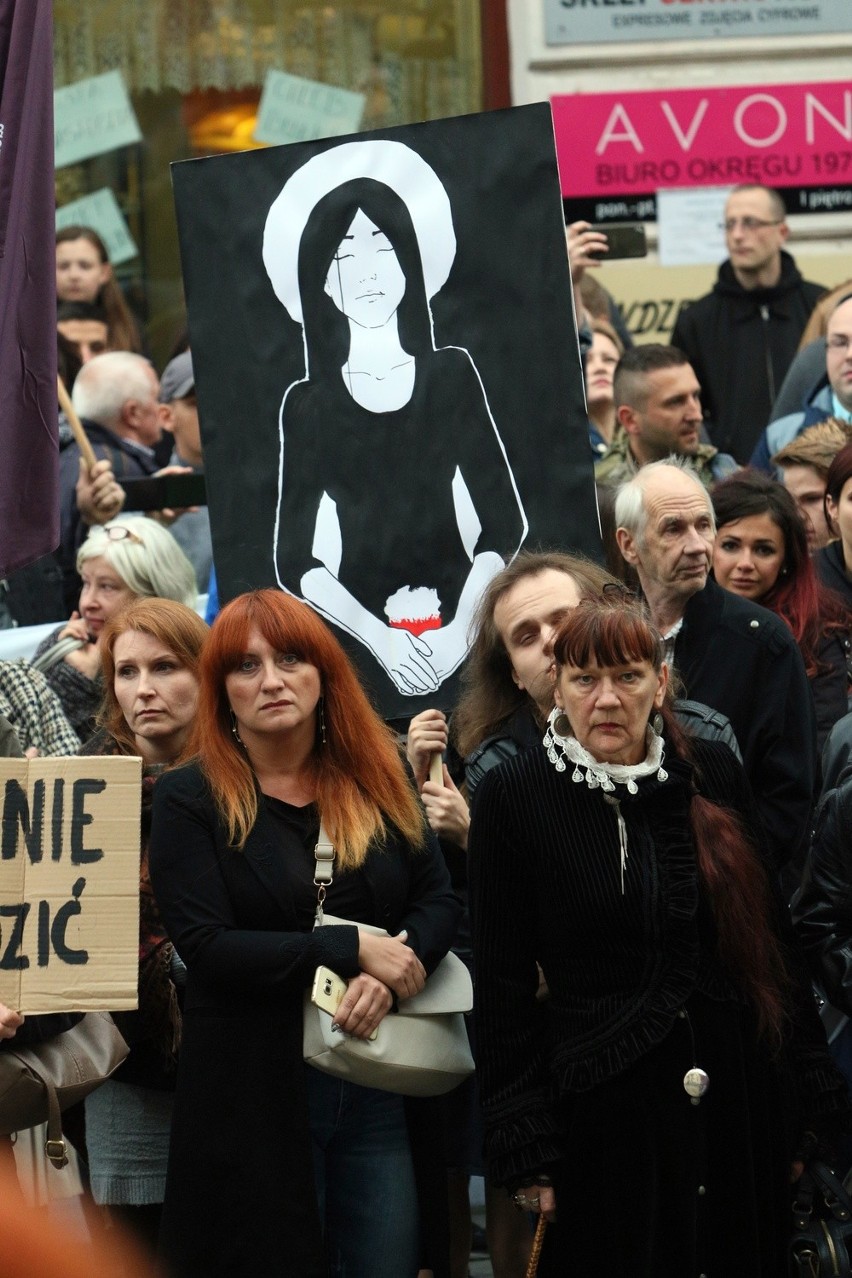 Czarny Protest w Lublinie.