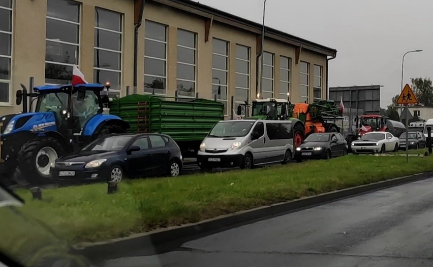 Protest rolników w Bydgoszczy.