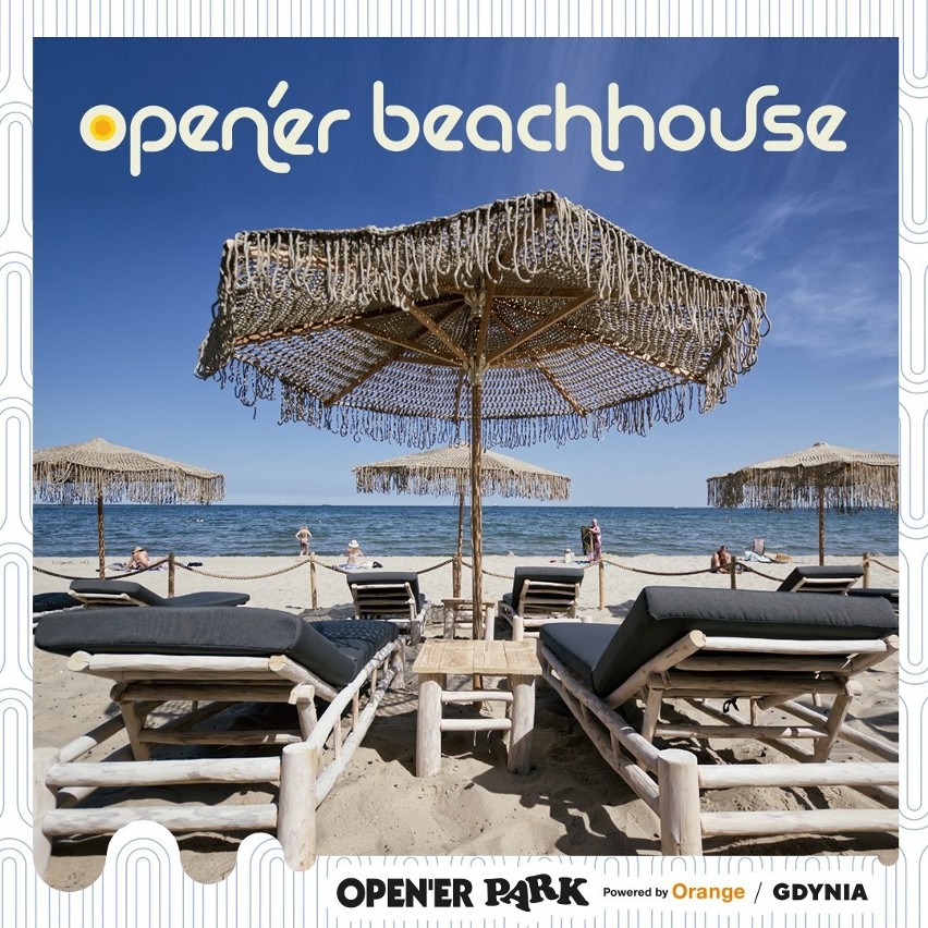 Open’er nie tylko w parku. Na gdyńskiej plaży działa również Open’er BeachHouse!