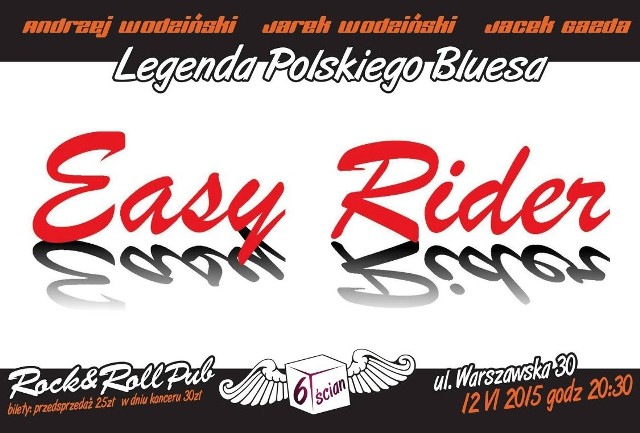 Easy Rider zagra w 6-ścianie przy ul. Warszawskiej w Białymstoku