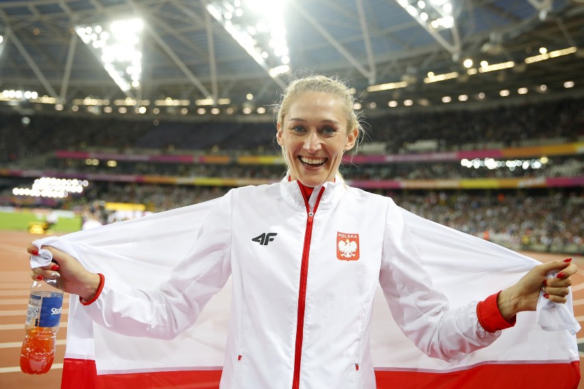 Kamila Lićwinko (Polska) - brązowy medal w skoku wzwyż