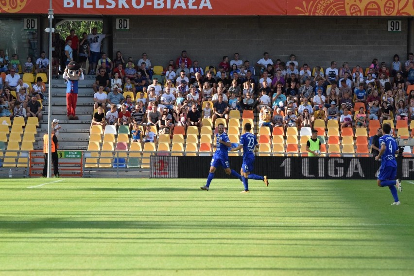 11.08.2019 bielsko-biala podbeskidzie stal mielec, stadion...