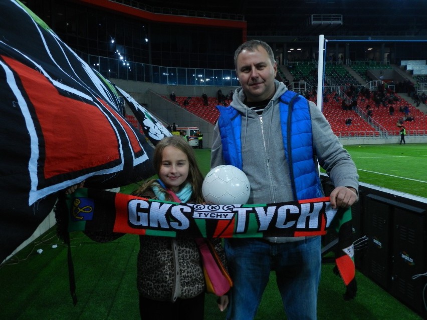 Kibice na meczu GKS Tychy - Kotwica Kołobrzeg 1:1