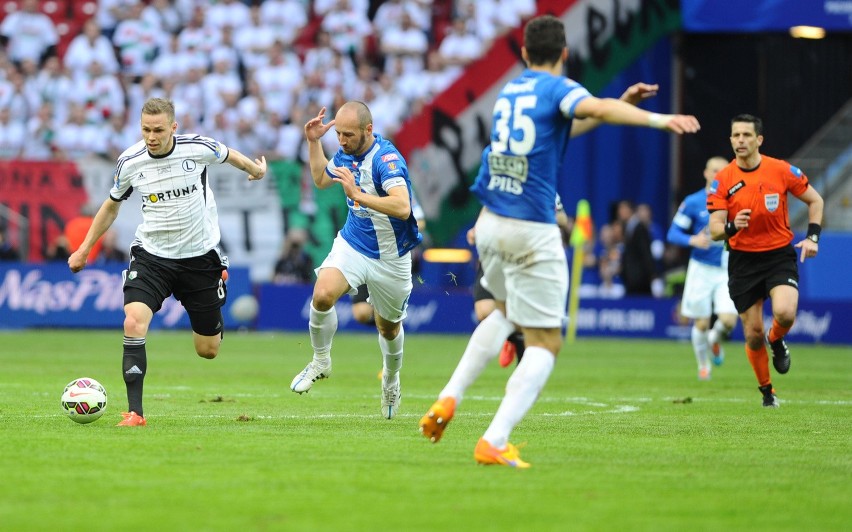 Legia Warszawa pokonała w finale Lecha Poznań na Stadionie...