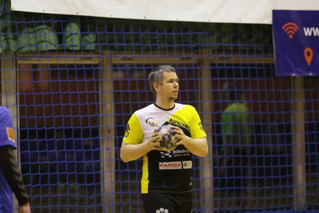 Maciej Ścigaj nie pokazał w meczu z MKS-em Wieluń pełni swoich możliwości.