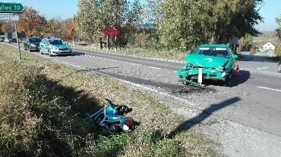 Do wypadku doszło w niedzielę w Baryczy, na skrzyżowaniu z...