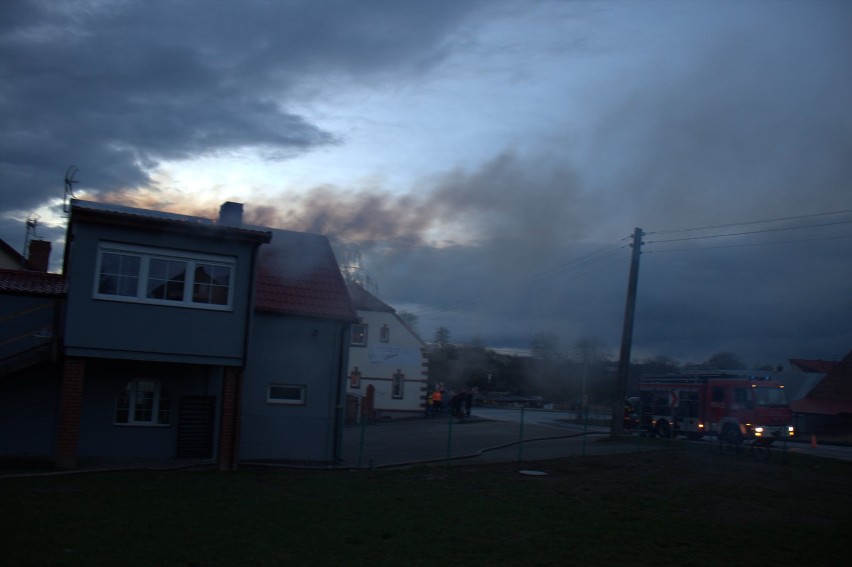 Pożar budynku mieszkalnego w Krajniku Dolnym