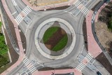 Nowe rondo na ulicy Denkowskiej w Ostrowcu. Zobacz zdjęcia z drona (ZDJĘCIA)