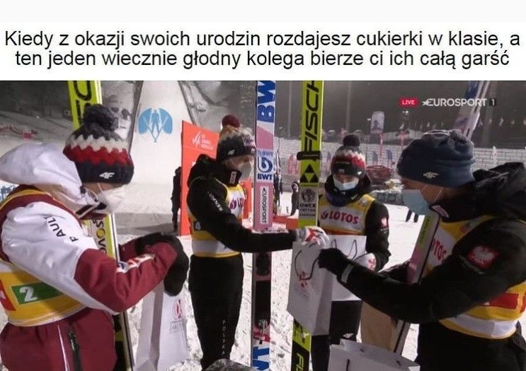 Skoki narciarskie MEMY. Najzabawniejsze memy po Pucharze Świata w Lahti 