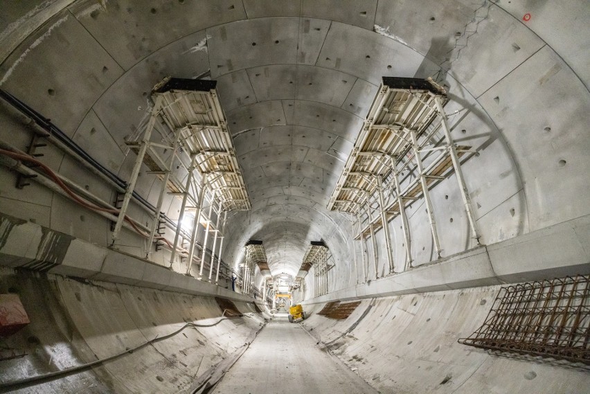 Tunel pod Świną stan prac 18/19.05.2022