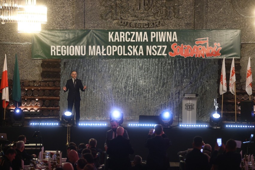 Prezydent RP Andrzej Duda podczas Karczmy Piwnej Regionu...