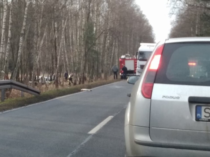 Wypadek w Katowicach na DK 86