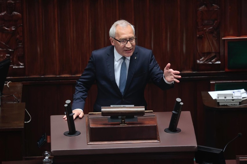 Poseł Kazimierz Smoliński na 76 posiedzeniu Sejmu