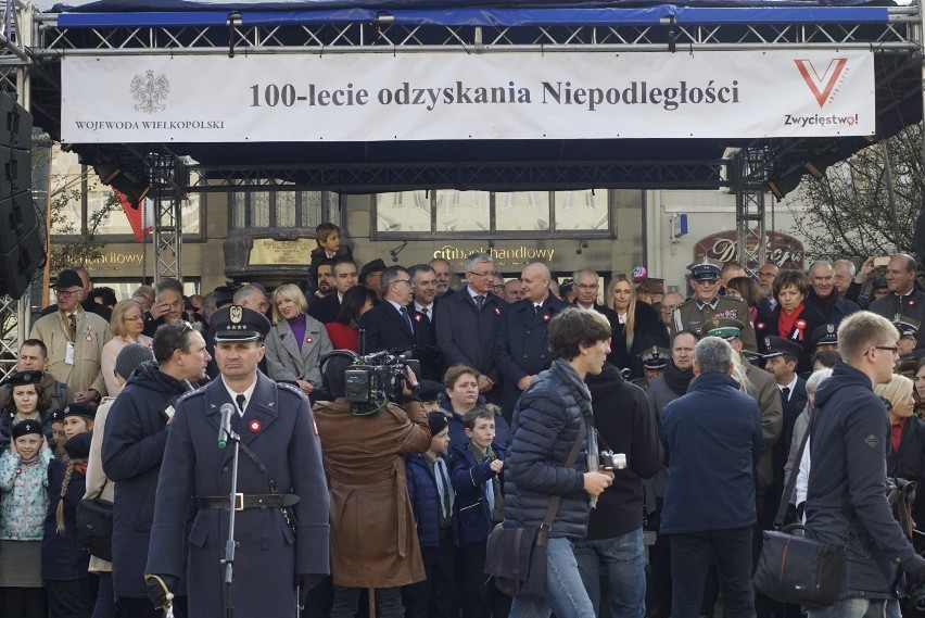 Poznaniacy świętują 100. rocznicę odzyskania niepodległości...