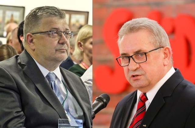 prof. Joanicjusz Nazarko (z lewej) i Józef Mozolewski.