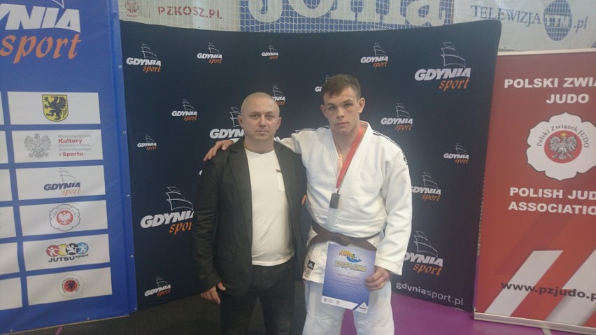 Wiktor Mazurczak z Żak Judo Kielce zdobył srebrny medal na Mistrzostwach Polski Młodzieży
