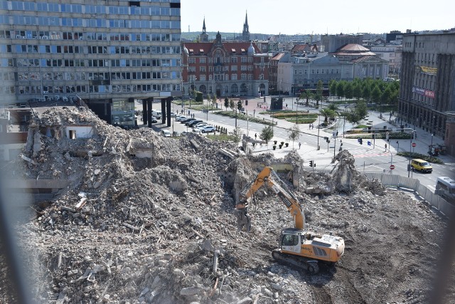 Hotel Silesia w Katowicach został wyburzony. 4 września 2019