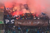 Kibice Ruchu Chorzów na stadionie Legii Warszawa ZDJĘCIA 1350 fanów Niebieskich dopingowało przy Łazienkowskiej. Dziś będzie jeszcze więcej!