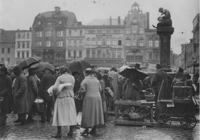 Bydgoszcz, rok 1925. Stary Rynek.