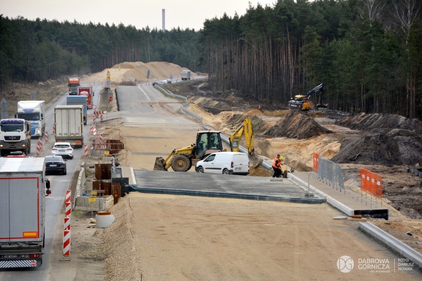 Nowa S1 w Dąbrowie Górniczej powstaje na odcinku prawie 7...