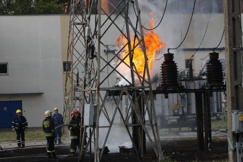 Pożar stacji transformatorowej. Centrum Łodzi bez prądu