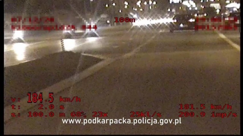 Kierowcy z Podkarpacia biją rekordy prędkości na miejskich drogach. Policja łapie piratów każdego dnia
