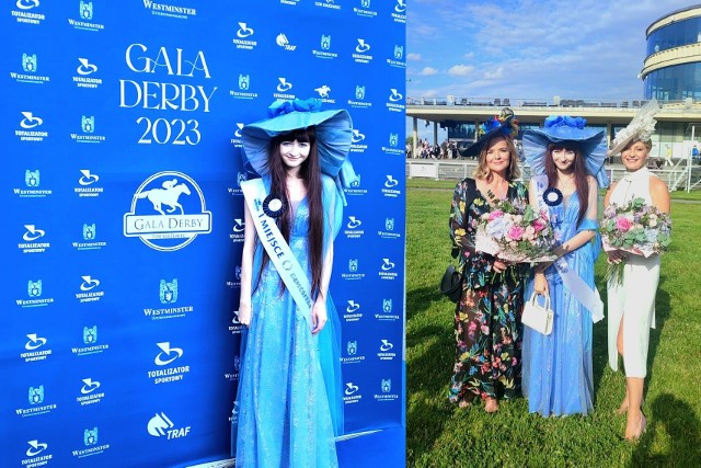 Malwina Gola, 17-letnia mieszkanka Zawiercia, została laureatką konkursu "na najpiękniejszą stylizację w kapeluszu" podczas prestiżowej Gali Derby 2023, nazywanej polskim Ascot, która odbyła się na Torze Wyścigów Konnych w Służewcu.