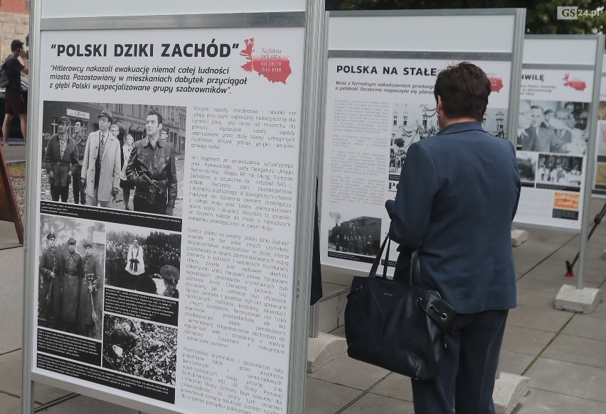 "Najdalsza Polska. Szczecin 1945-1948". Nowa wystawa plenerowa na pl. Solidarności