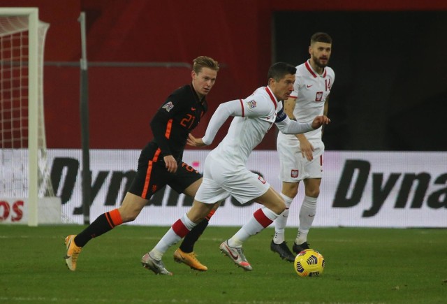 18.11.2020 chorzowstadion slaski mecz polska holandia liga narodow pilka noznanz robert lewandowski fot. marzena bugala/ /dziennik zachodni/ polska press