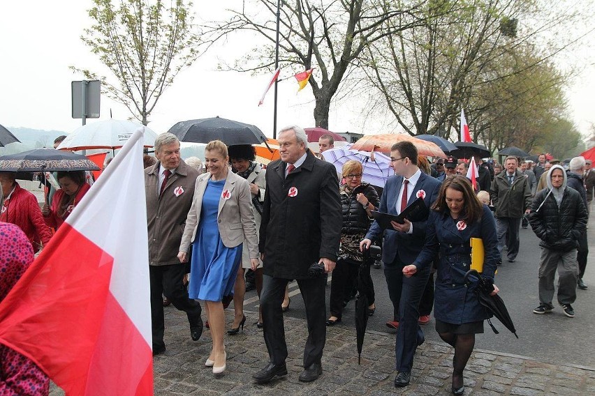 Pochód pierwszomajowy majowy we Włocławku