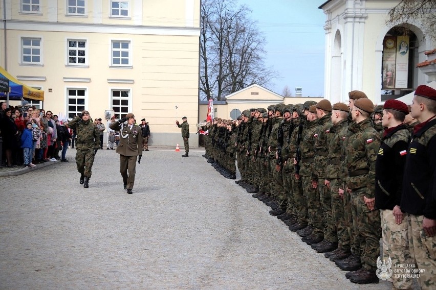 Terytorialsi złożyli przysięgę wojskową w Ciechanowcu.