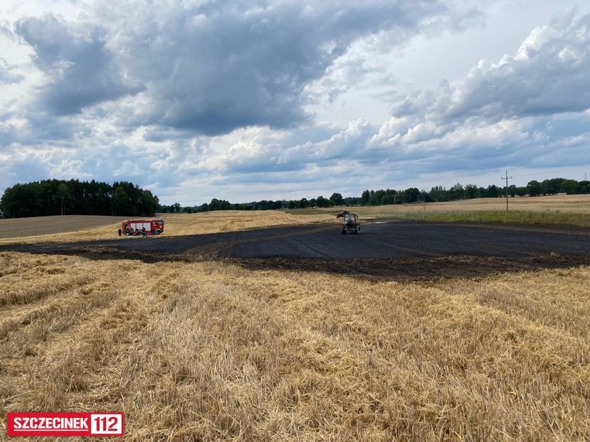 Pożar ścierniska