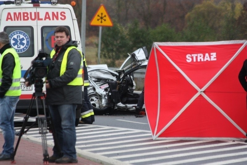 Wypadek w Siewierzu na DK 78