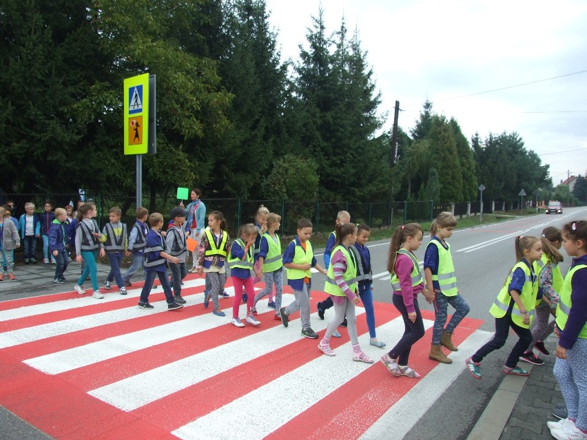 Przeciszów. Podstawówka bierze udział w akcji Odblaskowa szkoła