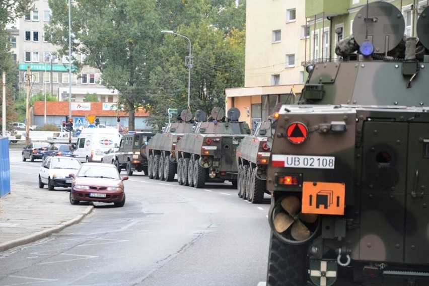 Rosomaki na ulicach Szczecina. Widowiskowe ćwiczenia [zdjęcia]