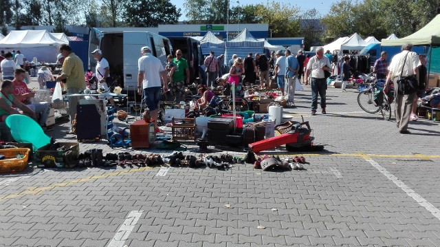 Na zielonogórskiej giełdzie w pełni trwa lato, kwiaty, krótkie spodenki, koszulki. Chętnych do kupowania tych towarów, coraz częściej przecenionych, nie brakuje. - Tu jeszcze można kupić tanie kwiaty na balkon i przed domem. Wzięłam 10 begonii, bo były po złotówce. Bardzo lubię lawendę, więc nie mogła się oprzeć. Wzięłam trzy po 4 zł – pokazuje Irena Balczyk z Zielonej Góry. – Skusiłam się na kwiaty w wiszącej doniczce, kompozycje kwiatowe po 10 i 12 zł. Ooo, proszę zobaczyć, mąż je trzyma. Piękne, prawda? Myślę, że do października, a może i do listopada, wytrzymają. Sabina Kowal przyjechała do rodziny z Krakowa, chętnie wybrała się na giełdę, bo jak mówi, lubi takie miejsca handlu. Zawsze coś ciekawego wypatrzy. Teraz kupiła karafkę, dzbanek i filiżanki na stoisku ze starociami. Dała za to 48 zł. - Po co przychodzę na giełdę? – powtarza pytanie Halina Nowak – Karzuń z Zielonej Góry. – Mam tu ulubione stoisko z bielizną. Panie mnie już znają, wiedzą, na czym mi zależy i przywożą odpowiednie rzeczy. Tak jest i tym razem. Poza tym lubię się przejść po giełdzie i wypatrzeć coś taniego, ale fajnego. Niestety, nie mogę powiedzieć tego o moim mężu, który ze mną tu przyjeżdża, ale ciągle mnie pyta, kiedy wracamy…. Pani Teresa z Krosna przyznaje, że na giełdę przyjeżdża z całą rodziną. - Najpierw są zakupy. Dziś np. wzięłam takie letnie człapaki za 10 zł, jeszcze trochę w nich pochodzę – mówi. – Kupiłam koszulki dzieciom do szkoły po 12 zł, kolorowe czapki za 20 zł. Namawiałam męża na pralkę za 800 zł, ale mówi, że to żadna okazja. Po giełdzie coś dla dzieci, czyli basen w Centrum Rekreacyjno-Sportowym. Zobaczcie ceny towarów z 11 sierpnia.PŁACA MINIMALNA 202O - ZOBACZ ILE WYNIESIEABONAMENT RTV 2020 - NOWY CENNIKZOBACZ FILM - CO DALEJ Z KASAMI FISKALNYMI?