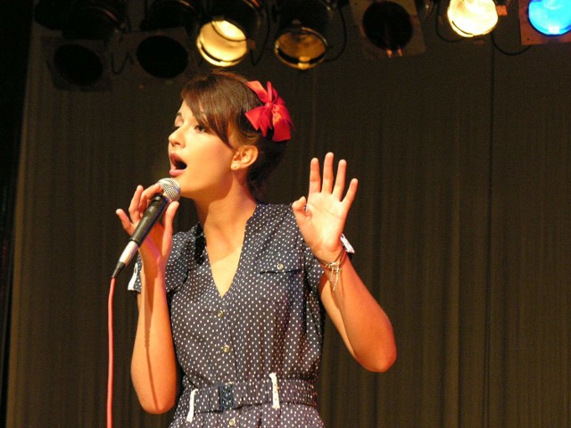 Nina Larek z Rzepina przed rokiem zajęła II miejsce. Dziś zaśpiewała utwór Billie Holiday "All of me".