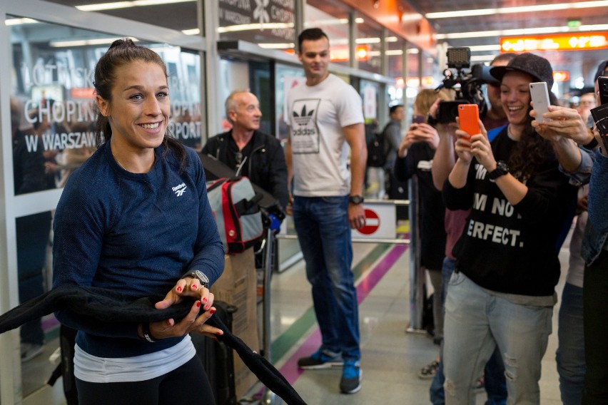 24.05.2017 warszawa powrot joanny jedrzejczyk z usa nz...