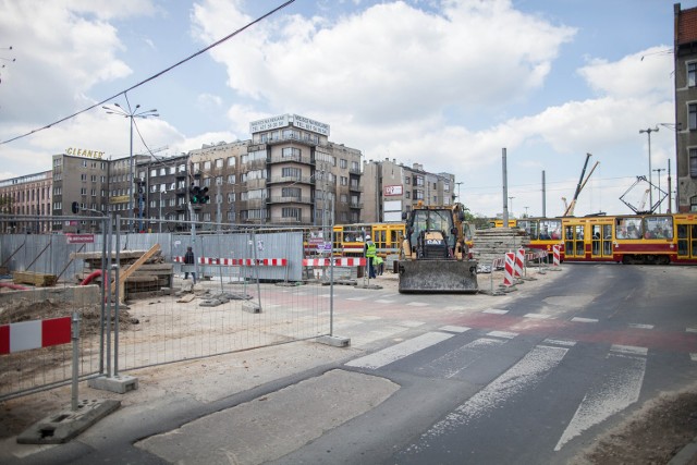 Budowa torów na Piotrkowskiej (Mickiewicza - Żwirki) wiąże się z wyłączaniem odcinka ŁTR na ulicy Żwirki