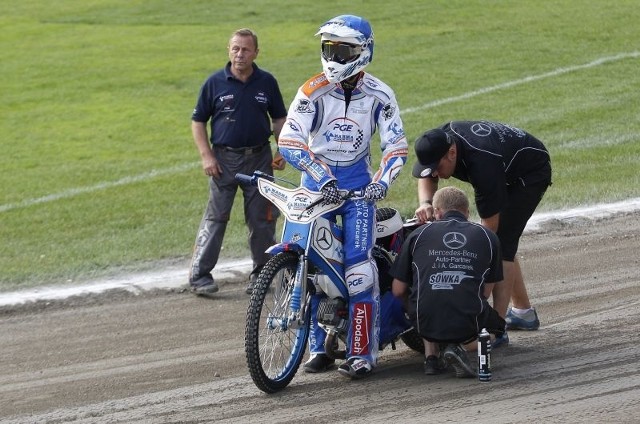 Motory nastrojone, można jechać z Unią o zwycięstwo. Na zdjęciu Łukasz Sówka.