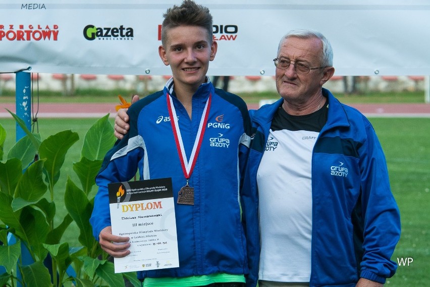 Dariusz Nowakowski (MLUKS Tarnów) zdobył brązowy medal w...