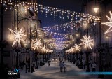 Jarmark bożonarodzeniowy na Piotrkowskiej. Będzie lodowisko i wenecka karuzela [WIZUALIZACJE]