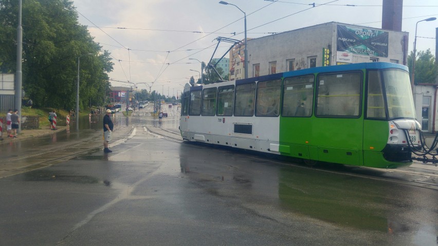 Burza w Szczecinie i regionie. Zalanych jest wiele ulic w mieście