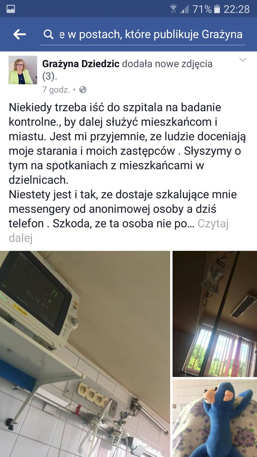 Zagadkowy wpis prezydent Rudy Śląskiej na Facebooku. Rezygnuje z pracy?