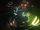 Leszno: Śmiertelny wypadek na trasie Lgiń - Radomyśl. Nie żyje 13-letnia rowerzystka potrącona przez samochód [ZDJĘCIA]