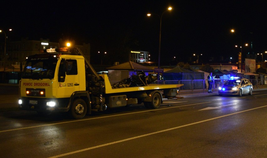 Wypadek motocyklisty na al. Tysiąclecia. Nie zapanował nad pojazdem